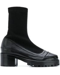 Nicole Saldaña - Platform Sock Boots - Lyst