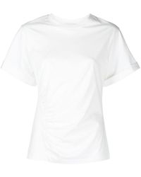 3.1 Phillip Lim - Gathered-detail Short-sleeve T-shirt - Lyst