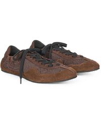 Cecilie Bahnsen - Blaise Bow-Embroidered Low-Top Sneakers - Lyst