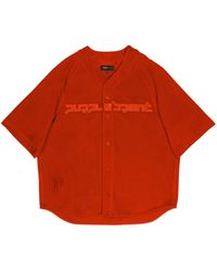 Purple Brand - Logo-Embossed Cotton Football Shirt - Lyst