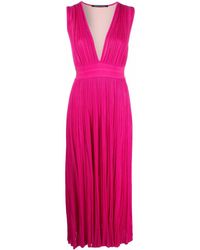 Antonino Valenti Ribbed Empire Line Dress - Pink