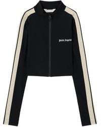 Palm Angels - Logo Stripe Sweatshirt - Lyst