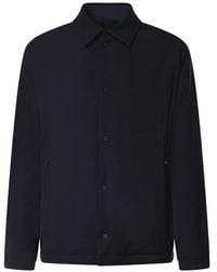 Herno - Shacket Padded Chest-Pocket Shirt - Lyst