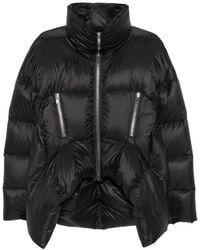 Rick Owens - High-Neck Down Jacket With Zip Closure And Pockets - Lyst