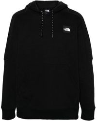 The North Face - Rubberised-logo Cotton Hoodie - Lyst