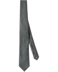 Brunello Cucinelli - Virgin Wool Flannel Tie - Lyst