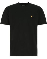 Carhartt - T-shirts And Polos Black - Lyst