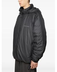 メンズ Acne Studios クリンクル ダウンジャケット ブラック | Lyst