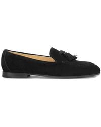 Doucal's - Tassel-Detailed Suede Loafers - Lyst