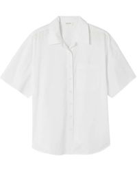 American Vintage - Havanarow Katoenen Blouse Met Opgestikte Zak En Knopen - Lyst