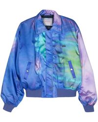 Bluemarble - Tie-Dye Pattern Padded Jacket - Lyst