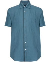 Osklen - Short-Sleeve Linen Shirt - Lyst