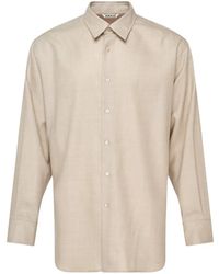 AURALEE - Camisa De Manga Larga - Lyst