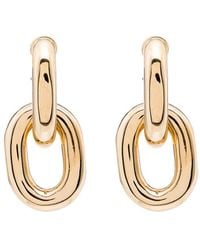 Rabanne - Chain Link Earrings Gold - Lyst