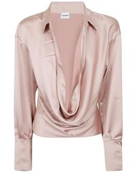 ANDAMANE - Lilia Blouse Met Col - Lyst