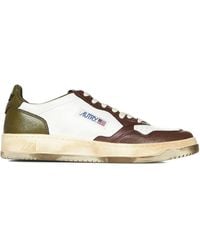 Autry - Sup Vint Low Leren Sneakers - Lyst