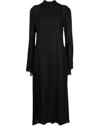 Yohji Yamamoto - Vestido con cuello alto - Lyst