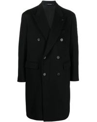 Tagliatore - Double-Breasted Button Coat - Lyst