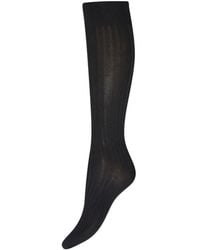 Wolford - Chaussettes Montantes Côtelées - Lyst