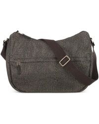 Borbonese - B-Club Luna Op-Printed Shoulder Bag - Lyst
