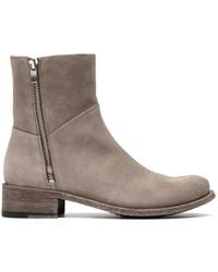 Officine Creative - Lison Zip Suede Boots - Lyst