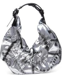 Innerraum - Sac Porté Épaule À Effet Métallisé - Lyst