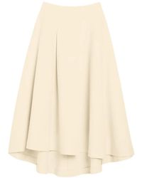 Ami Paris - Katoenen En Linnen Godet Rok - Lyst