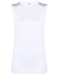 Brunello Cucinelli - Sleeveless Crew-Neck Top - Lyst