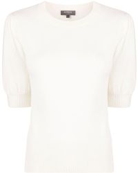 N.Peal Cashmere - T-shirt con bordi a contrasto - Lyst