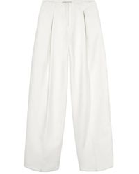 Blumarine - Pantalones anchos con pinzas - Lyst