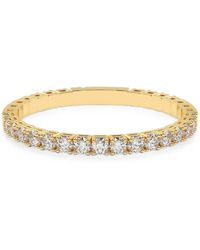 Diamond Essentials - Brazalete Flexible Con Diamante - Lyst