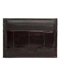 Hackett - Tarjetero Con Efecto De Piel De Cocodrilo - Lyst
