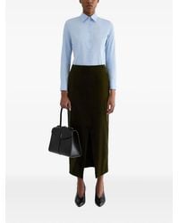 Jil Sander - Velvet Skirt - Lyst