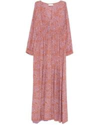 Natalie Martin - April Buttoned Floral Shangri Dress - Lyst