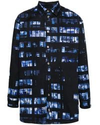 Off-White c/o Virgil Abloh - Windows-print Denim Shirt Jacket - Lyst