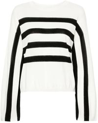 Twinset - Jersey a rayas con hilo metalizado - Lyst