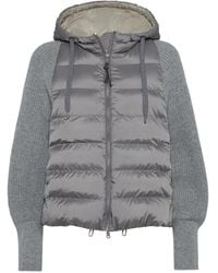 Brunello Cucinelli - パデッドジャケット - Lyst