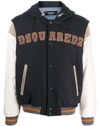 DSquared² - Collegejacke im Layering-Look - Lyst