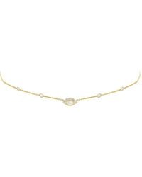 Logan Hollowell - 14K Angel Eye Diamond Choker - Lyst