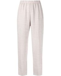 Forte Forte - Cropped Slim-fit Trousers - Lyst