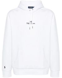 Polo Ralph Lauren - Logo-Embroidered Hoodie - Lyst
