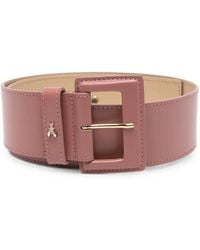 Patrizia Pepe - Fly-Plaque Leather Belt - Lyst