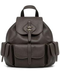 Coccinelle - Medium Mavery Pocket Pebbled Leather Multi-Pocket Backpack - Lyst