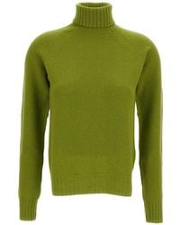 Drumohr - Turtleneck Raglan-Sleeved Sweater - Lyst
