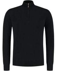 Doriani - Maglione Con Mezza Zip - Lyst