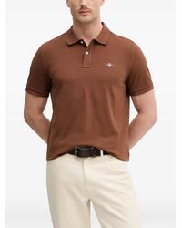 GANT - Short-Sleeve Polo Shirt - Lyst