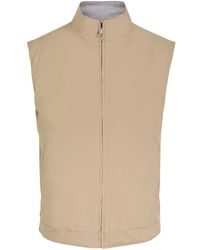 Aurélien - Asg Reversible Zip Gilet - Lyst