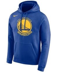 Nike - X Nba Golden State Warriors Logo-Detail Hoodie - Lyst