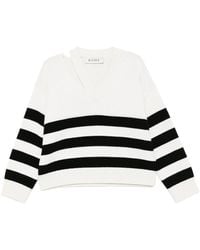 Rohe - Pull Structuré À Col V - Lyst