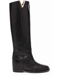 Via Roma 15 - Saint Barth Logo-Plaque Boots - Lyst